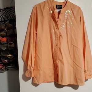 Orange blouse